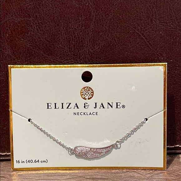 Jewelry - Eliza & Jane Silver Angel Wing Necklace